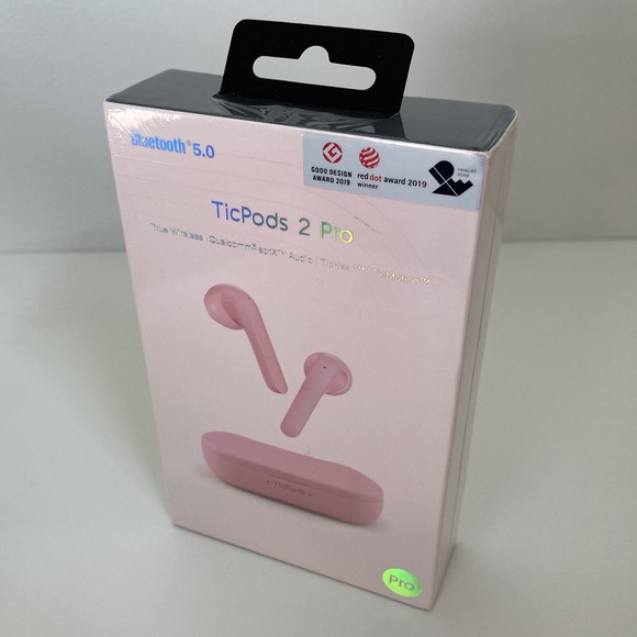 Mobvoi Other - SOLD TicPods 2 Pro Wireless Bluetooth Earbuds Pink